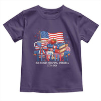 250 Years Shaping America Anniversary Toddler T Shirt Proud Educator Gift