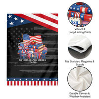 250 Years Shaping America Anniversary Patriotic Garden Flag Proud Educator Gift