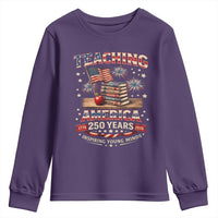 American Teacher Gift Youth Sweatshirt Inspiring Young Minds 250th Anniversary