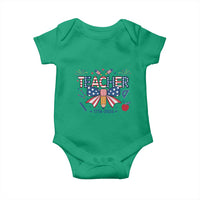 Proud American Teacher 250 Years Baby Onesie Patriotic Educator Gift