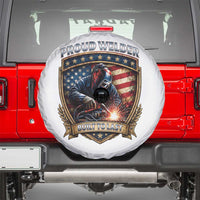 Built To Last Proud Welder Spare Tire Cover Blue Collar American Dad Gift
