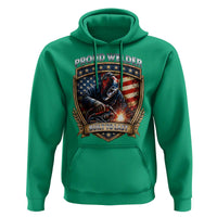 Built To Last Proud Welder Hoodie Blue Collar American Dad Gift