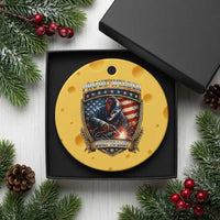 Built To Last Proud Welder Ceramic Ornament Blue Collar American Dad Gift
