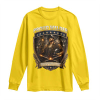 Proud Welder Graphic Long Sleeve Shirt Built To Last Worker Gift