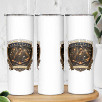 Proud Welder Graphic Skinny Tumbler Built To Last Worker Gift