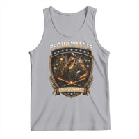 Proud Welder Graphic Tank Top Built To Last Worker Gift