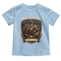 Proud Welder Graphic Toddler T Shirt Built To Last Worker Gift