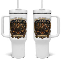 Proud Welder Graphic Tumbler With Handle Built To Last Worker Gift