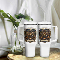 Proud Welder Graphic Tumbler With Handle Built To Last Worker Gift