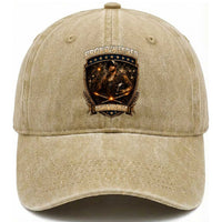 Proud Welder Graphic Washed Cotton Baseball Cap Built To Last Worker Gift