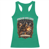 Proud Welder Whatever It Takes Racerback Tank Top Vintage Mechanic Workwear