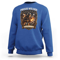 Proud Welder Whatever It Takes Sweatshirt Vintage Mechanic Workwear