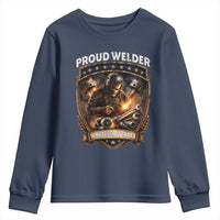 Proud Welder Whatever It Takes Youth Sweatshirt Vintage Mechanic Workwear