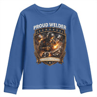 Proud Welder Whatever It Takes Youth Sweatshirt Vintage Mechanic Workwear