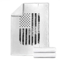 Husband Daddy Welder Hero Throw Blanket Patriotic Welding American Flag Graphic