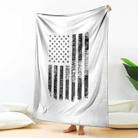 Husband Daddy Welder Hero Throw Blanket Patriotic Welding American Flag Graphic