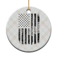 Husband Daddy Welder Hero Ceramic Ornament Patriotic Welding American Flag Graphic