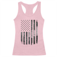 Husband Daddy Welder Hero Racerback Tank Top Patriotic Welding American Flag Graphic