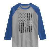 Husband Daddy Welder Hero Raglan Shirt Patriotic Welding American Flag Graphic