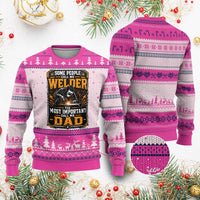Welding Fathers Day Gift Ugly Christmas Sweater Some People Call Me A Welder The Most Important Call Me Dad