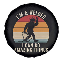 Funny Bigfoot Welding Gift Spare Tire Cover I Can Do Amazing Things With A Welder