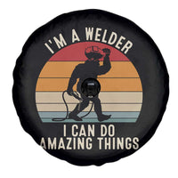 Funny Bigfoot Welding Gift Spare Tire Cover I Can Do Amazing Things With A Welder