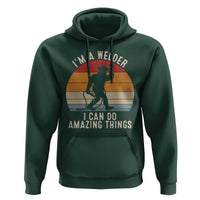 Funny Bigfoot Welding Gift Hoodie I Can Do Amazing Things With A Welder