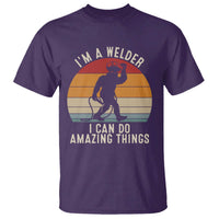 Funny Bigfoot Welding Gift T Shirt I Can Do Amazing Things With A Welder