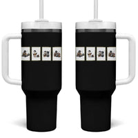 Silly Goose Pipeline Worker Tumbler With Handle Funny Welding Graphic Gift