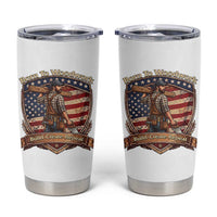 Proud American Woodworker Tumbler Cup Born To Woodwork Patriotic Gift