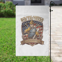 American Construction Worker Garden Flag Building America For 250 Years