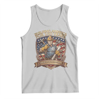 American Construction Worker Tank Top Building America For 250 Years