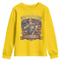 American Construction Worker Youth Sweatshirt Building America For 250 Years