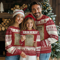 Woodworker Nutrition Label Ugly Christmas Sweater Carpenter Nutritional Facts Graphic