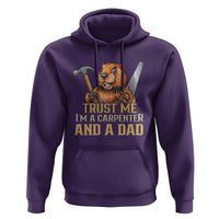 Funny Woodworking Beaver Hoodie I Am A Carpenter And A Dad