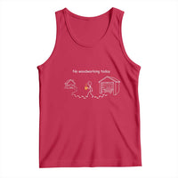 Funny Stickman Carpenter Tank Top No Woodworking Today