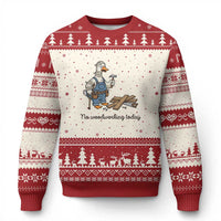 Funny Carpenter Duck Ugly Christmas Sweater No Woodworking Today