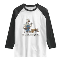 Funny Carpenter Duck Raglan Shirt No Woodworking Today