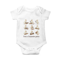 Funny Woodworker Graphic Baby Onesie Just A Carpenter Goose