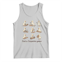 Funny Woodworker Graphic Tank Top Just A Carpenter Goose