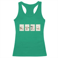 Silly Goose Carpenter Racerback Tank Top Funny Woodworker Dad Gift