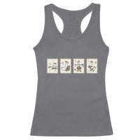 Silly Goose Builder Racerback Tank Top Funny Woodworker Dad Gift