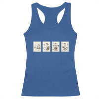Silly Goose Builder Racerback Tank Top Funny Woodworker Dad Gift
