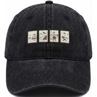 Silly Goose Builder Washed Cotton Baseball Cap Funny Woodworker Dad Gift