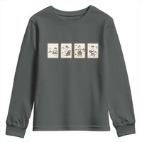 Silly Goose Builder Youth Sweatshirt Funny Woodworker Dad Gift