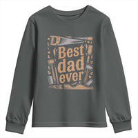 Woodworking Fathers Day Gift Youth Sweatshirt Best Dad Ever