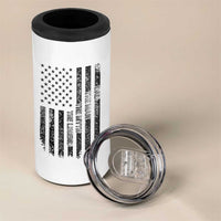 Dad The Man The Myth The Legend 4 in 1 Can Cooler Tumbler Proud American Welder Gift