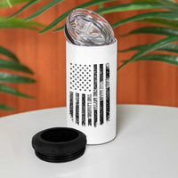 Dad The Man The Myth The Legend 4 in 1 Can Cooler Tumbler Proud American Welder Gift
