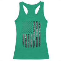 Dad The Man The Myth The Legend Racerback Tank Top Proud American Welder Gift
