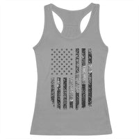 Dad The Man The Myth The Legend Racerback Tank Top Proud American Welder Gift